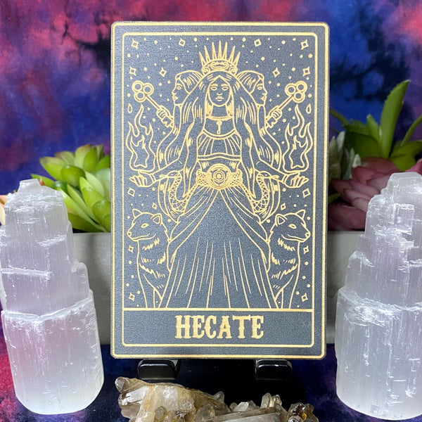 Wooden Deity Card Hanging