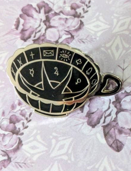 Teacup of Fortune  enamel pin