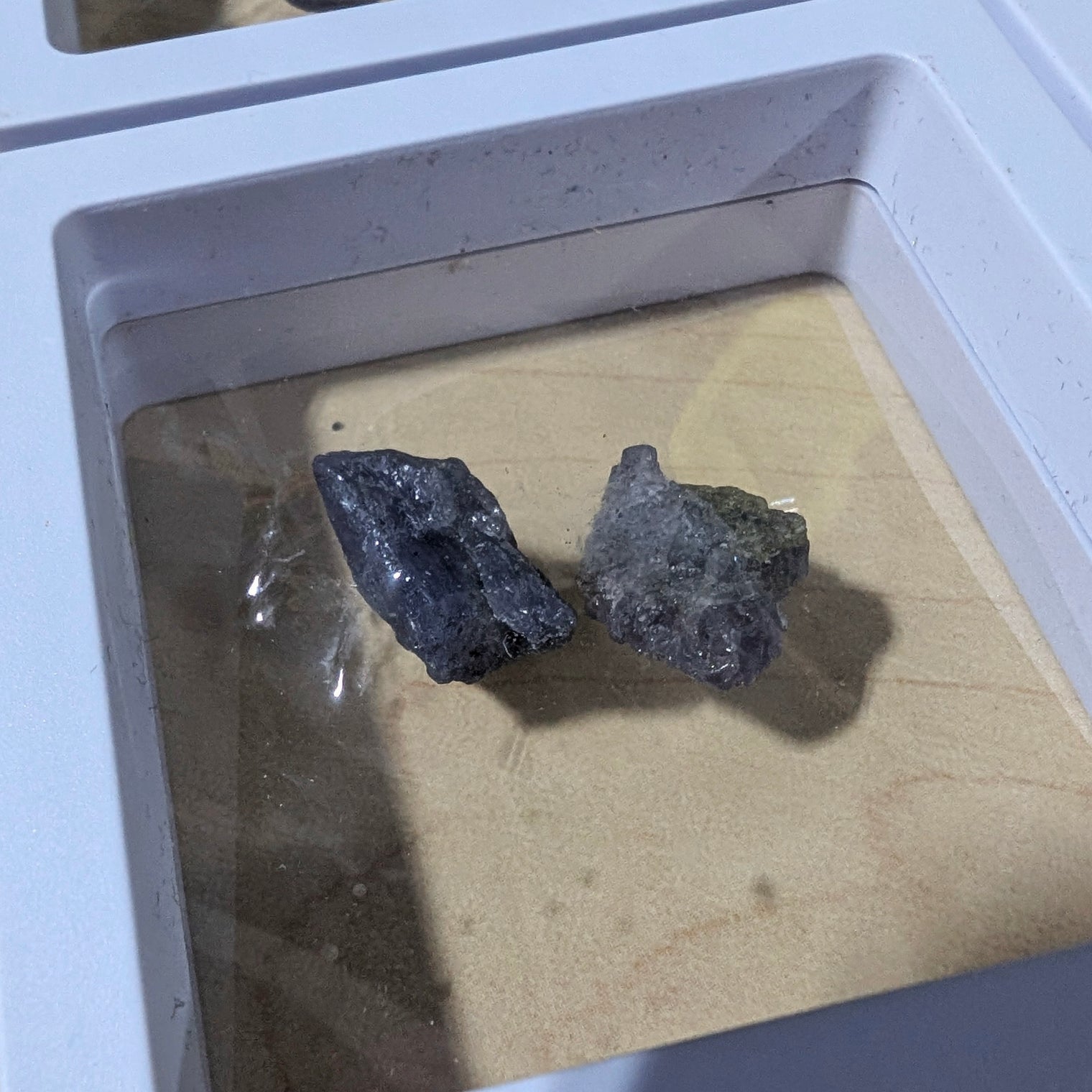 Tanzanite specimens