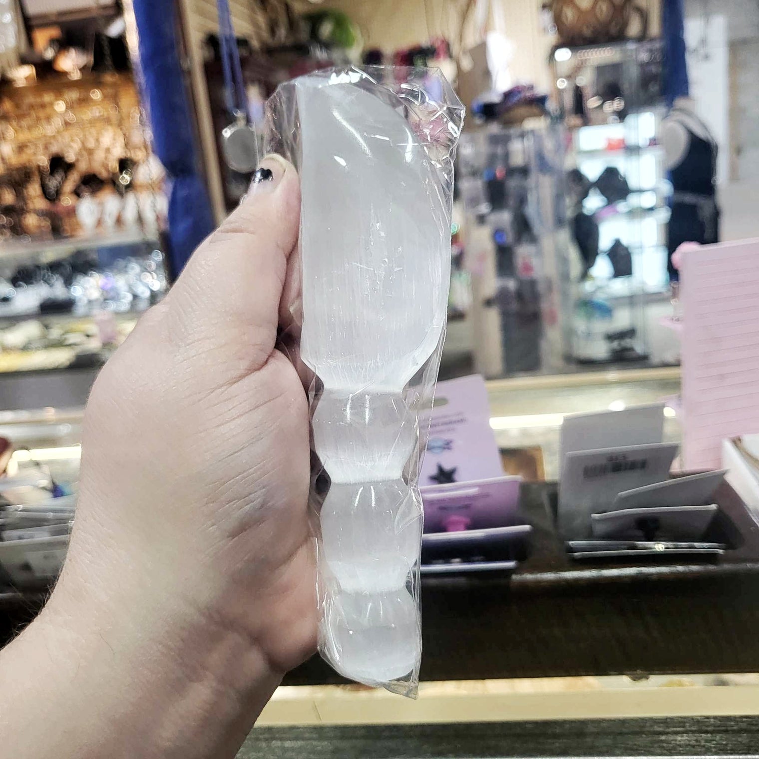 Selenite Athame