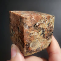 Pink Granite Cube