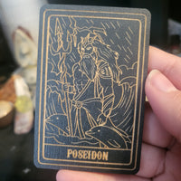 Wooden Deity Card Magnets