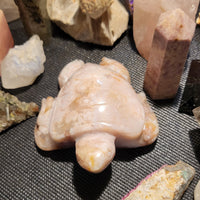 Flower Agate Sea Turtle