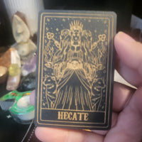 Wooden Deity Card Magnets