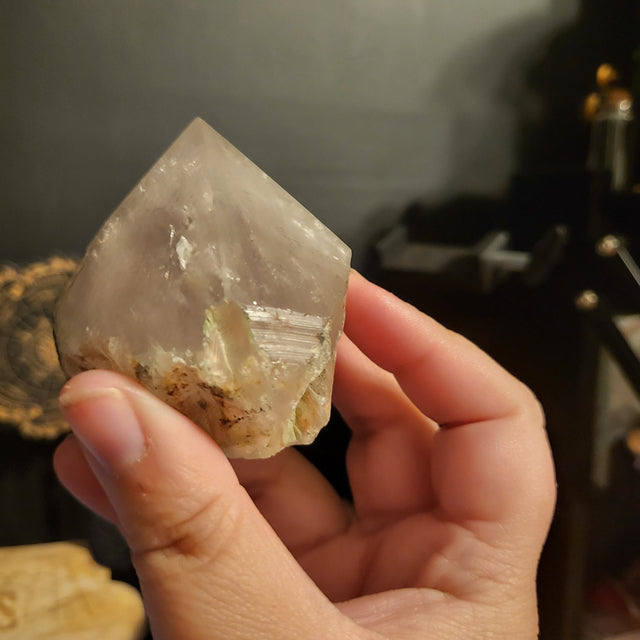 Smoky Amethyst Top Polish Point