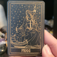 Wooden Deity Card Magnets