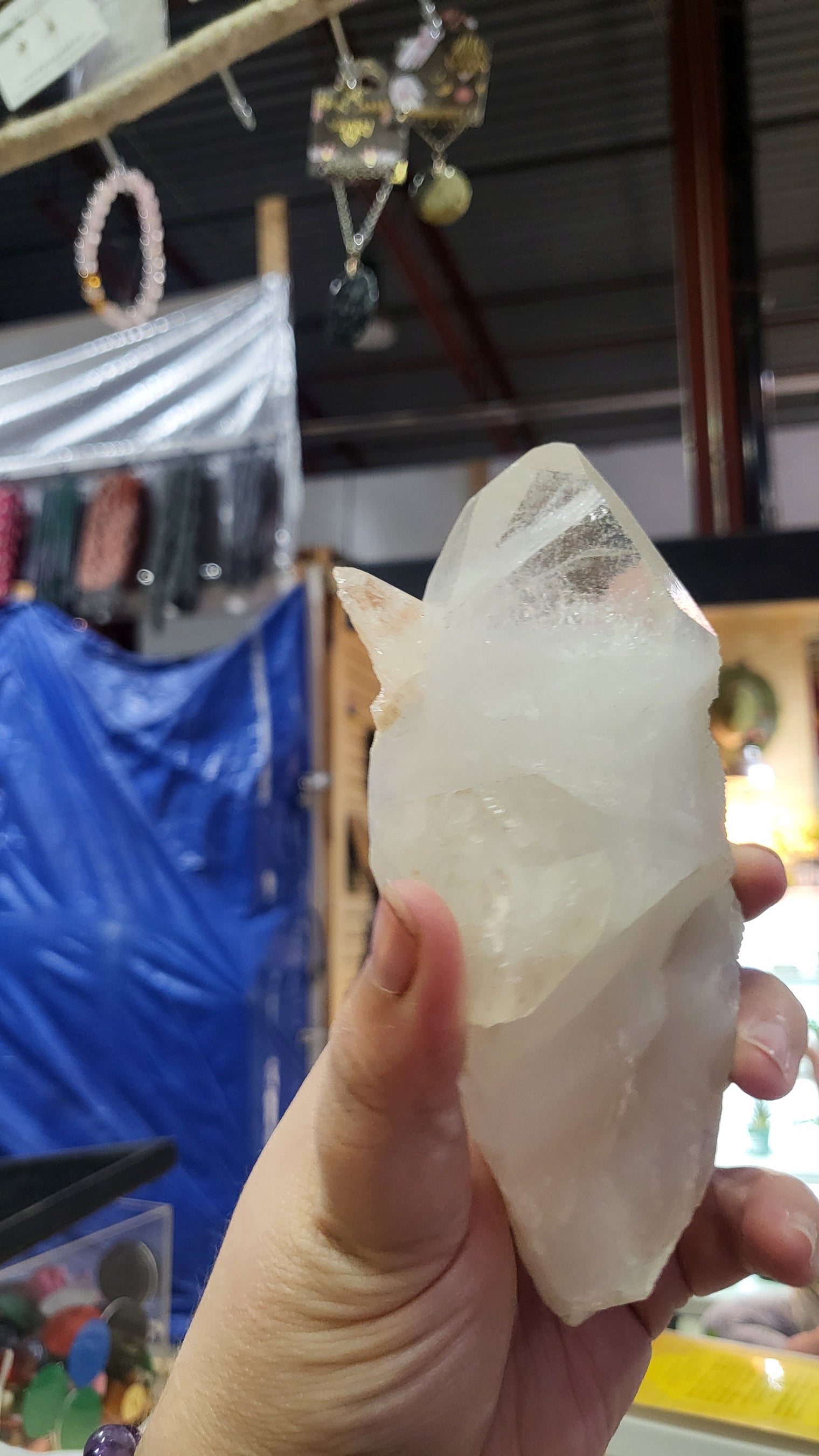 Large Quartz Cluster with Phantom and Lemurian