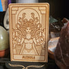 Wooden Deity Card