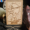 Wooden Deity Card