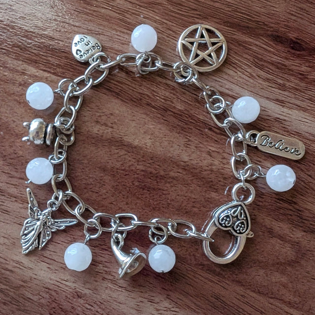 Rose Quartz charm bracelets