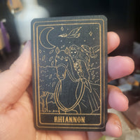 Wooden Deity Card Magnets