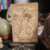 Wooden Deity Card