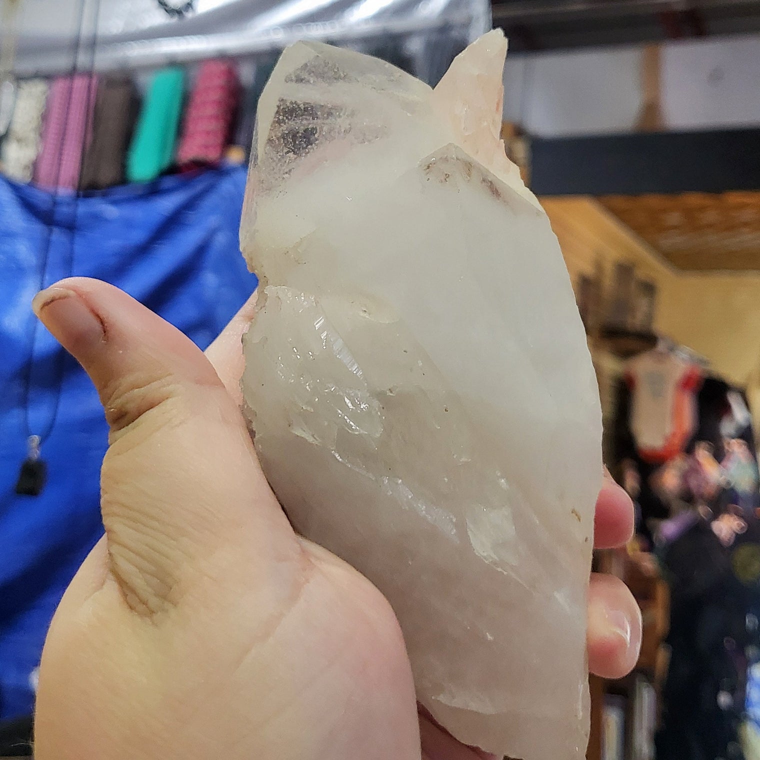 Large Quartz Cluster with Phantom and Lemurian