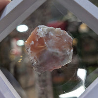 Cinnabar in Common Opal