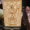 Wooden Deity Card