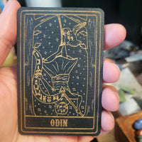 Wooden Deity Card Magnets