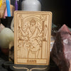 Wooden Deity Card