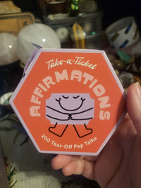 Take-A-Ticket Affirmations