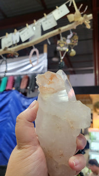 Large Quartz Cluster with Phantom and Lemurian