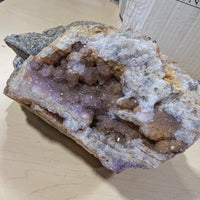 Thunder Bay Aura Amethyst with Pyrite