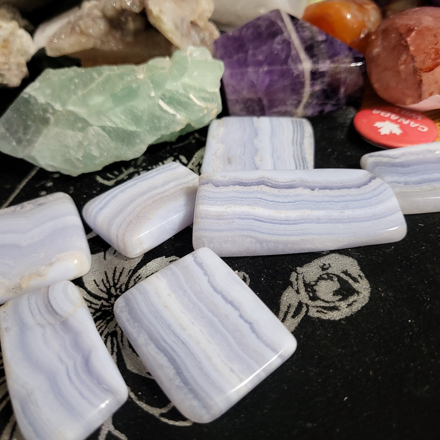 Blue Lace Agate Mini Slabs