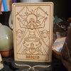 Wooden Deity Card