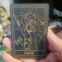 Wooden Deity Card Magnets