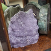 Standing Amethyst Druzy Showpiece