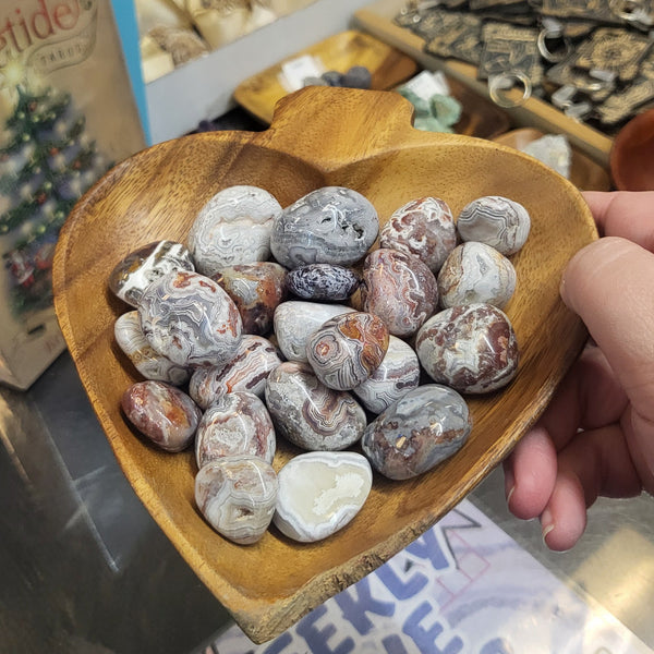 Crazy Lace Agate Tumbles
