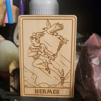 Wooden Deity Card
