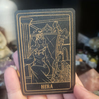 Wooden Deity Card Magnets