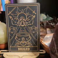 Wooden Deity Card