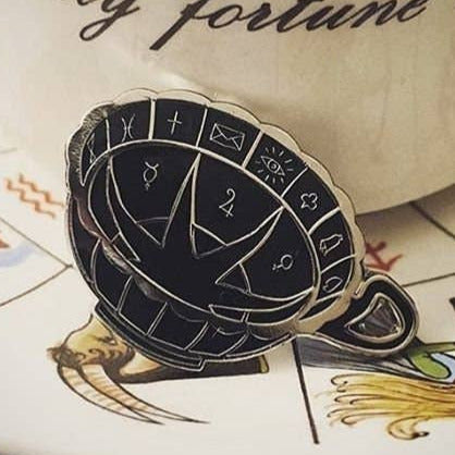 Teacup of Fortune  enamel pin