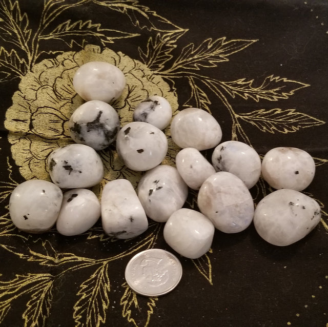 Tumbled Rainbow Moonstone