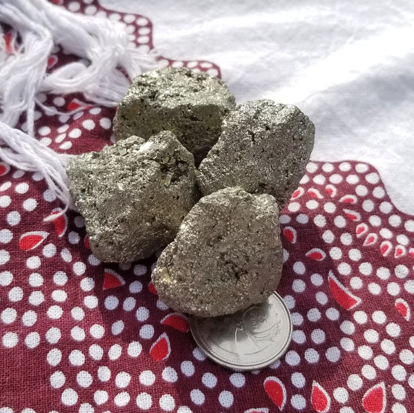 Pyrite Druze Chips