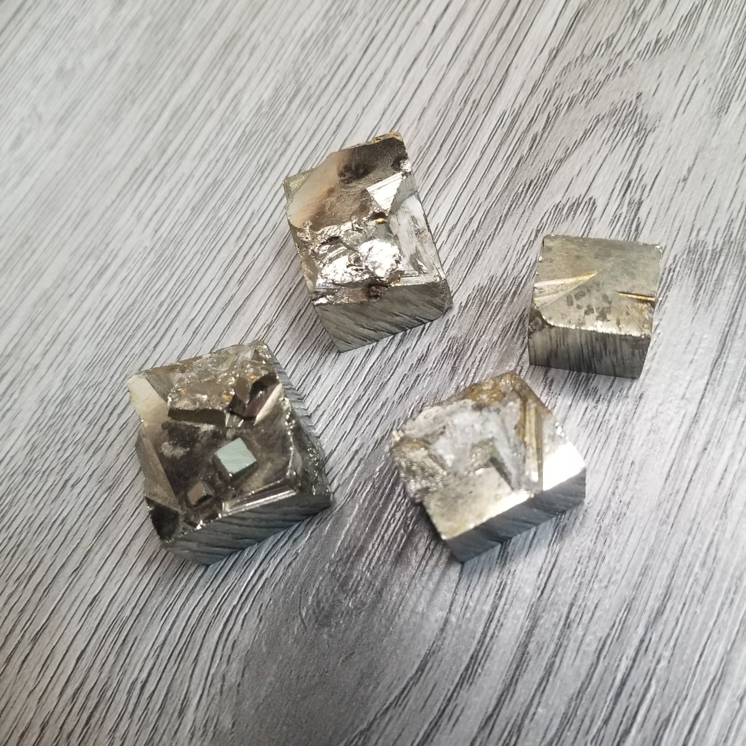 Pyrite Crystal Cubes