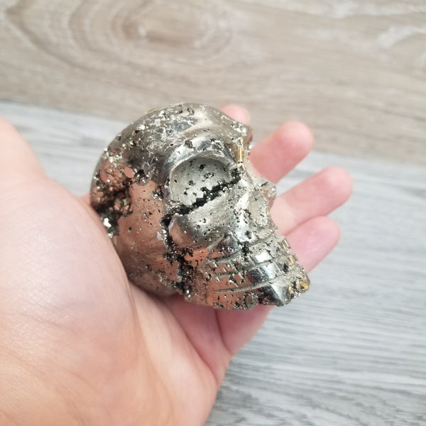 Pyrite Skull
