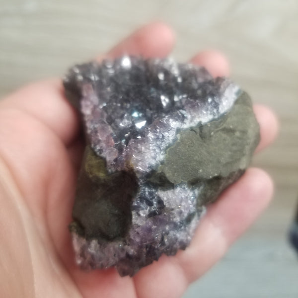 Black Amethyst Cluster