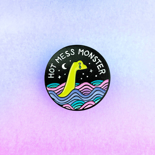 Hot Mess Monster - Nessie Enamel Pin