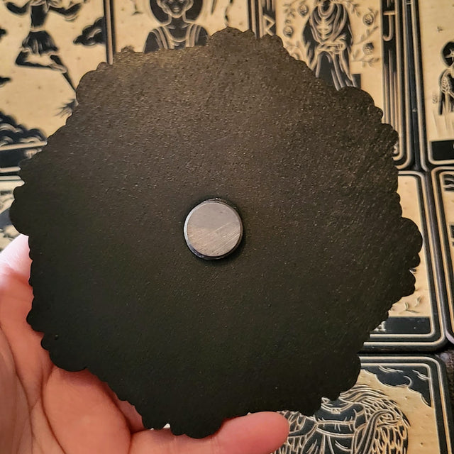 Wheel of the Year Functional Wooden Magnet