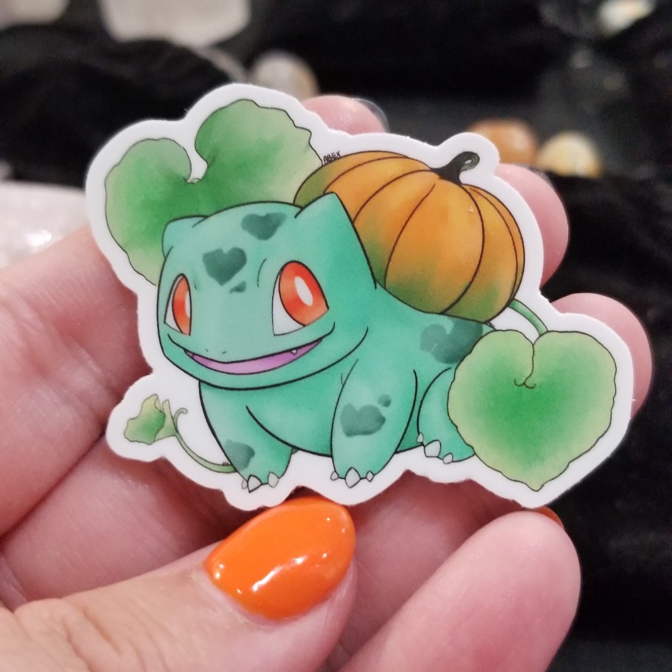 Pumpkin Bulbasaur Sticker