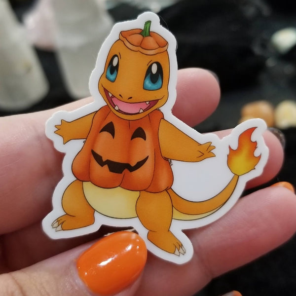 Pumpkin Charmander Sticker