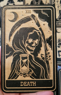 Wooden Major Arcana Tarot Card