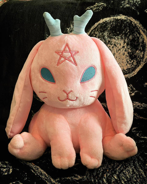 "Beelzebun" Demonic Bunny Plush - Pink