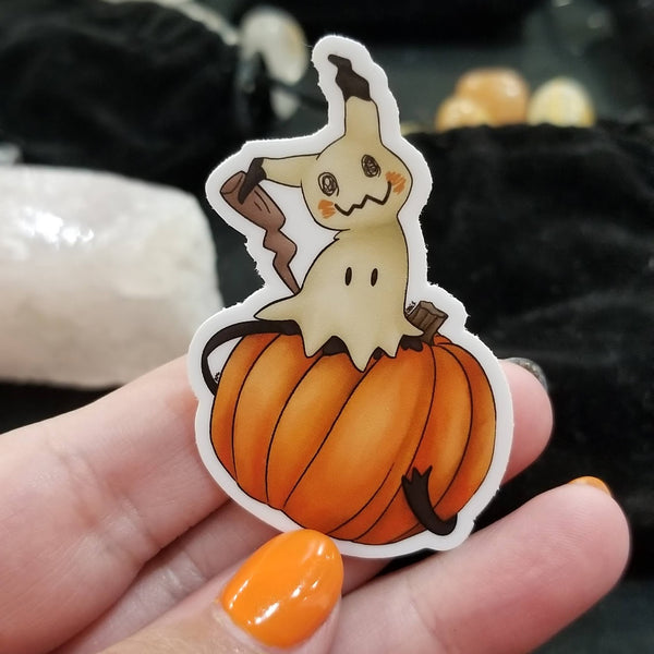 Pumpkin Mimikyu Sticker