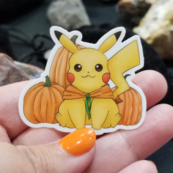 Pumpkin Pikachu Sticker