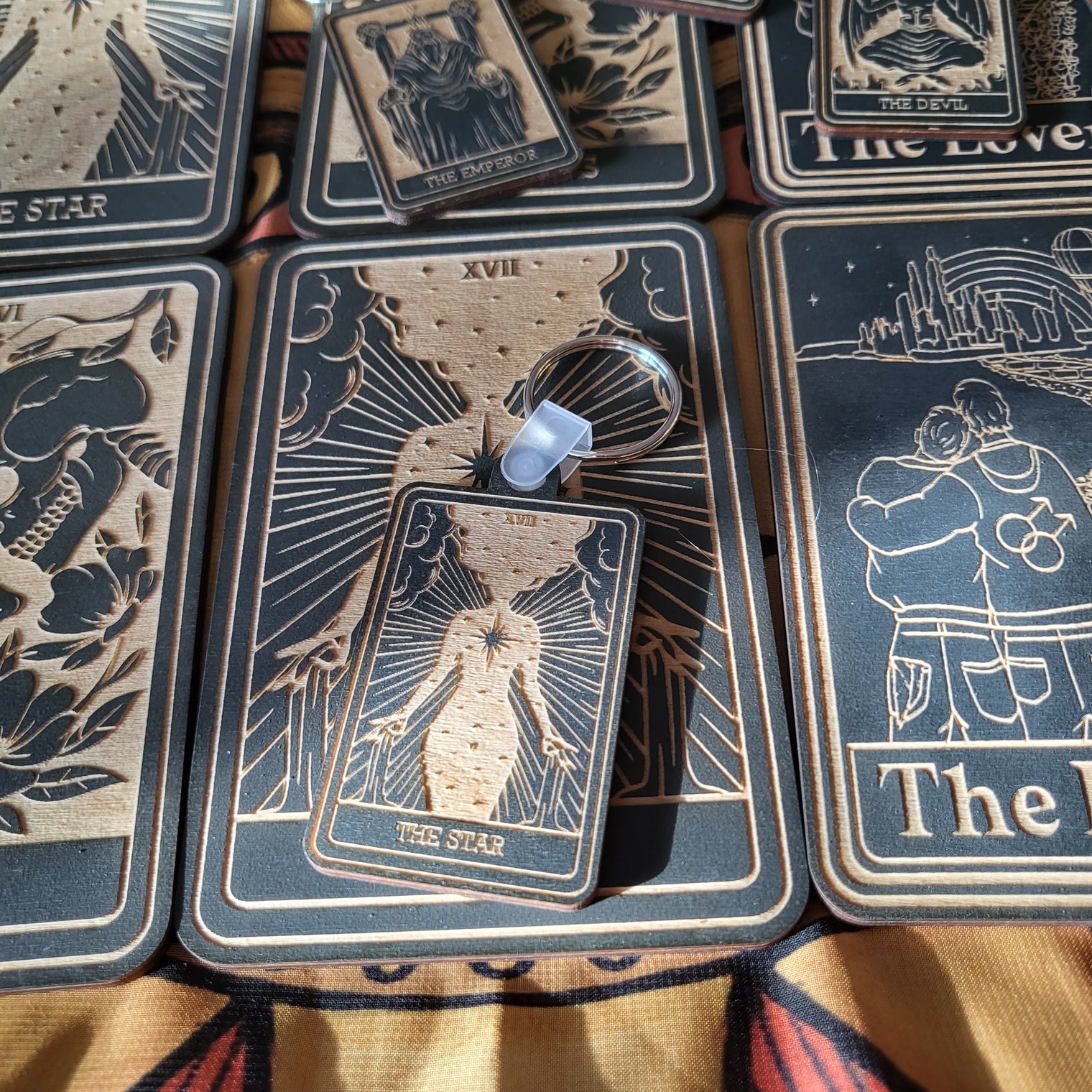 Tarot Card Keychains