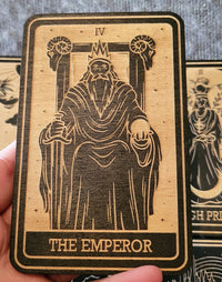 Wooden Major Arcana Tarot Card
