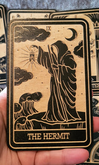 Wooden Major Arcana Tarot Card