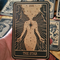 Wooden Major Arcana Tarot Card